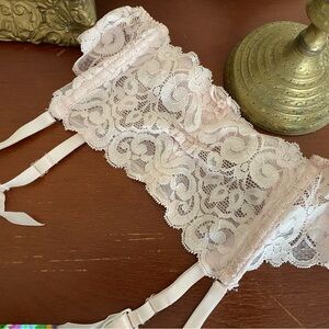Nordstrom Intimates Vintage Pink Garter Belt